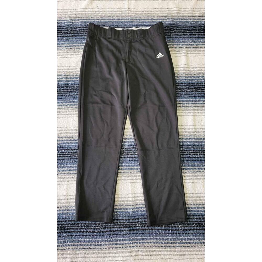 Adidas Black Baseball Softball Pants‎ Mens L Adult Athletic Training